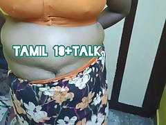 Tamil Chennai aunty changes saree after tart's